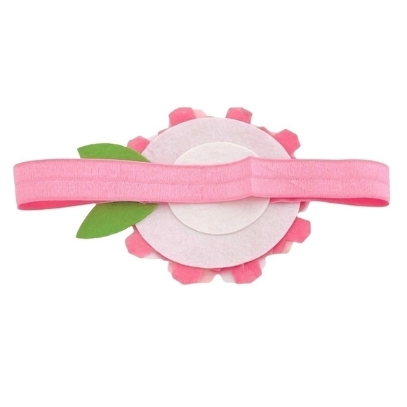 NWT Ma Petite Baby Girl Fabric Flower Head Band - Picture 2 of 3